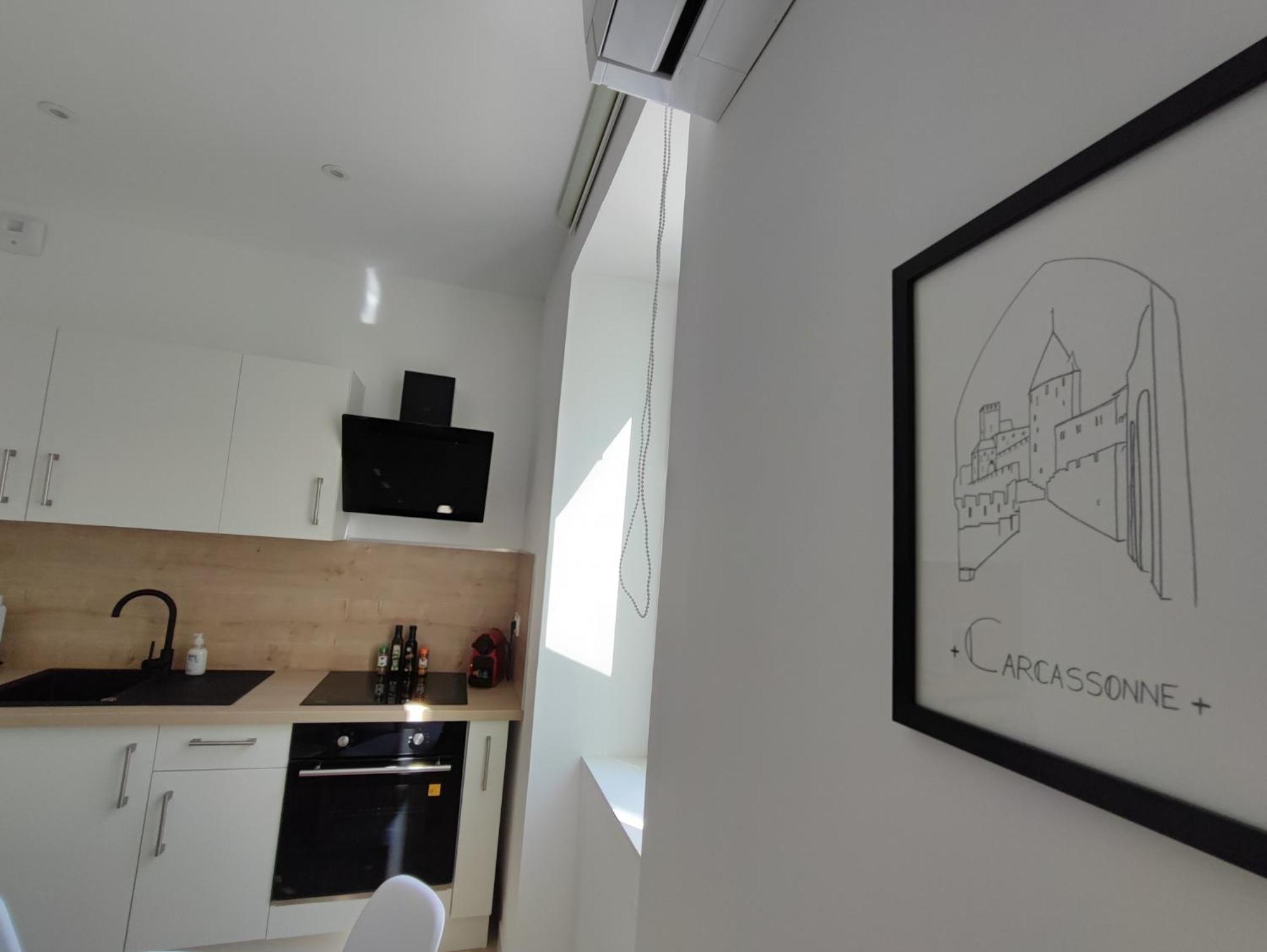 Ferienwohnung Pause Entre Cite Et Bastide *Clim *Wifi *Smart Tv Carcassonne Exterior foto